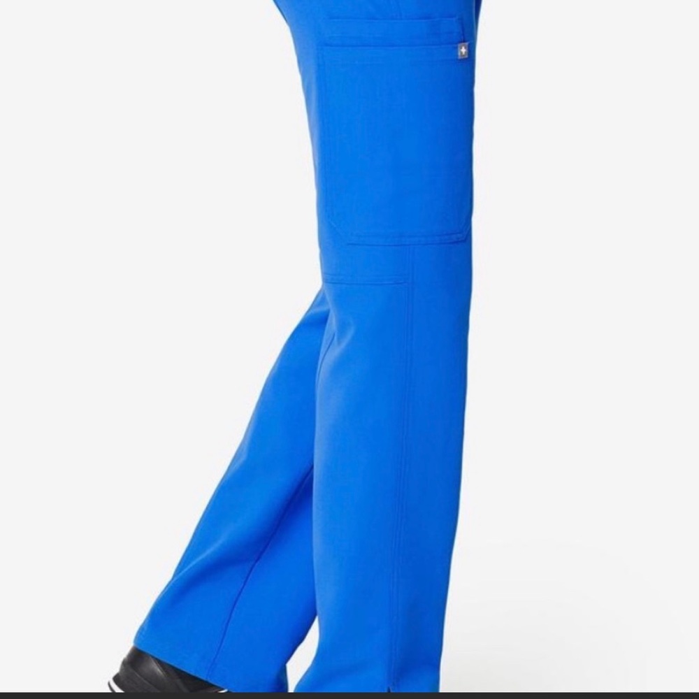 Figs royal blue scrub set